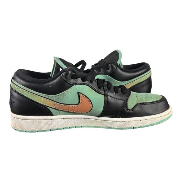 Nike Air Jordan 1 Low SE “Light Dew / Sunset Haze” Black Mint Tan Men’s Size 12 - Picture 7 of 8